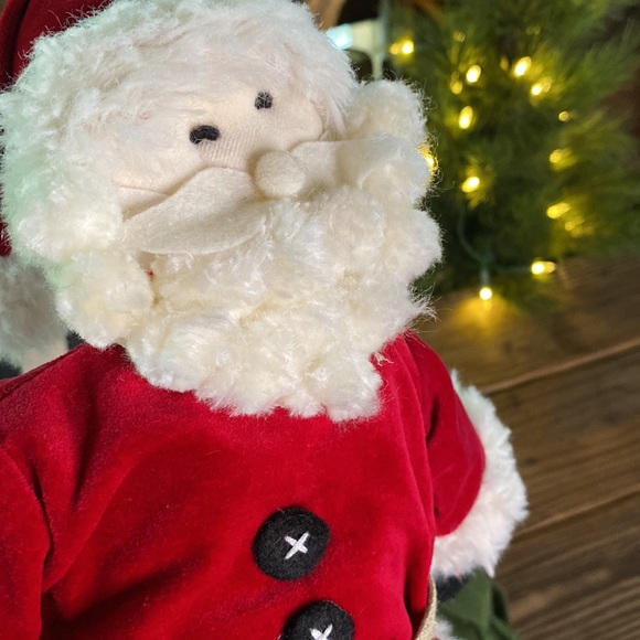 Pottery Barn Kids Felt Santa Claus Shelf Sitter with Felt Christmas Tree Set - Picture 12 of 16